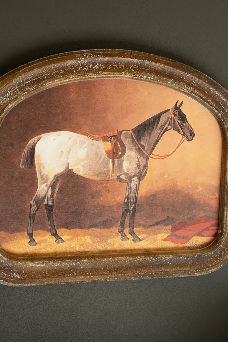 Arched Frame Horse Picture
