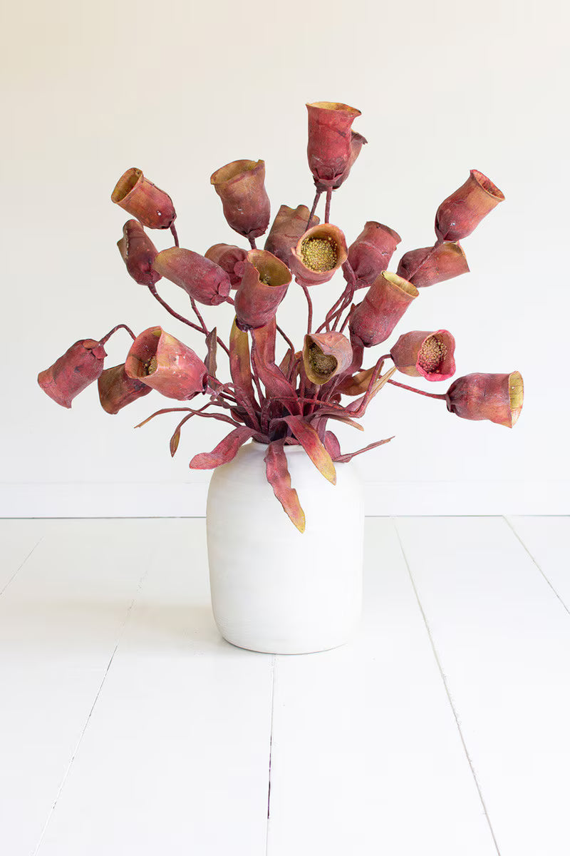38" Red Botanical