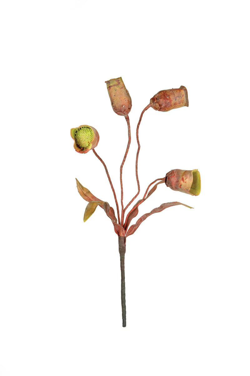 38" Red Botanical