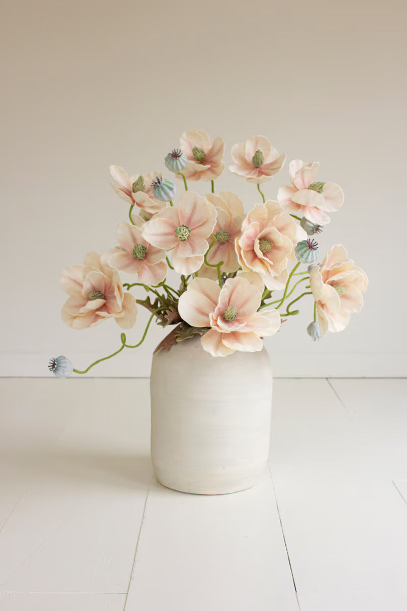 34" White Botanical