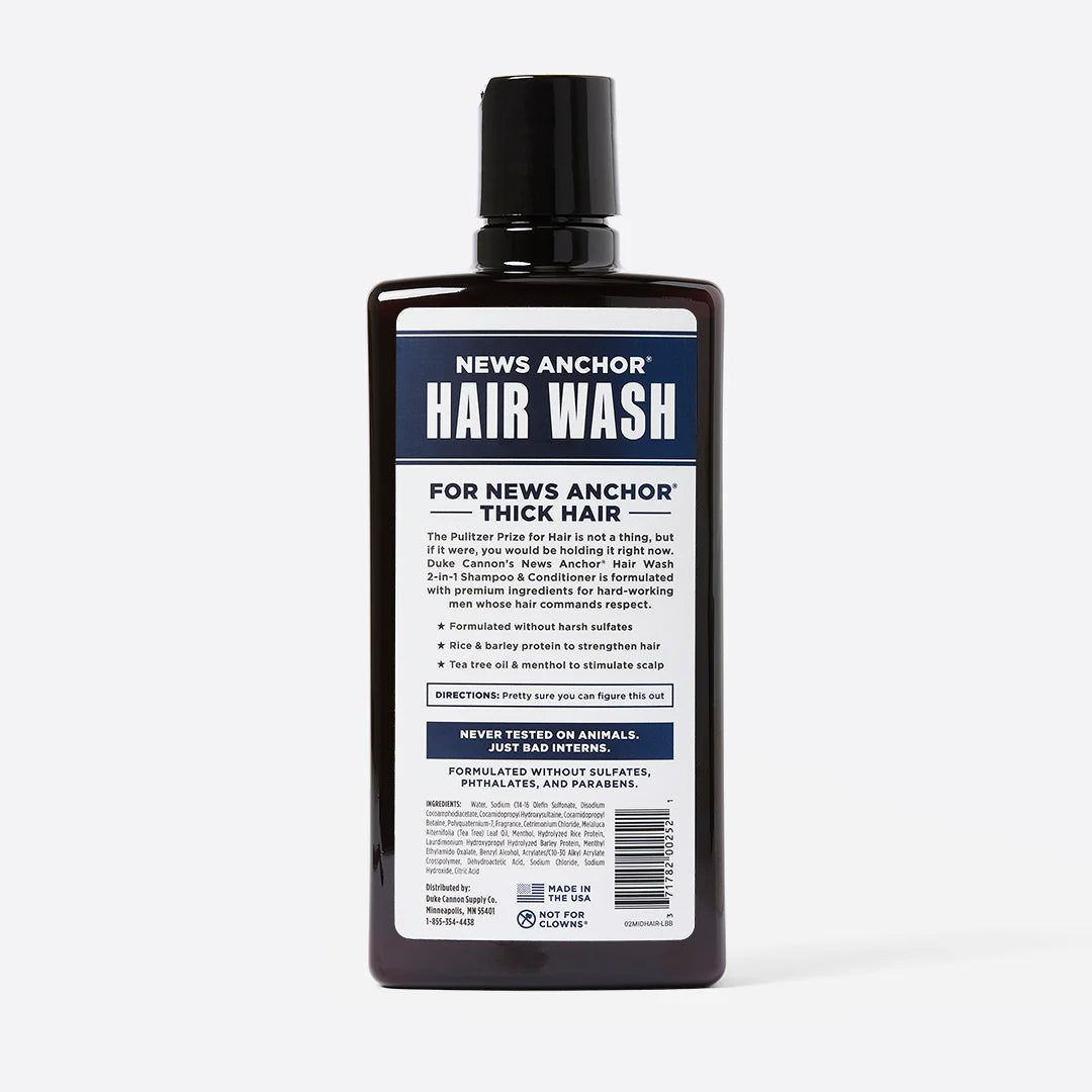 News Anchor Hair Wash