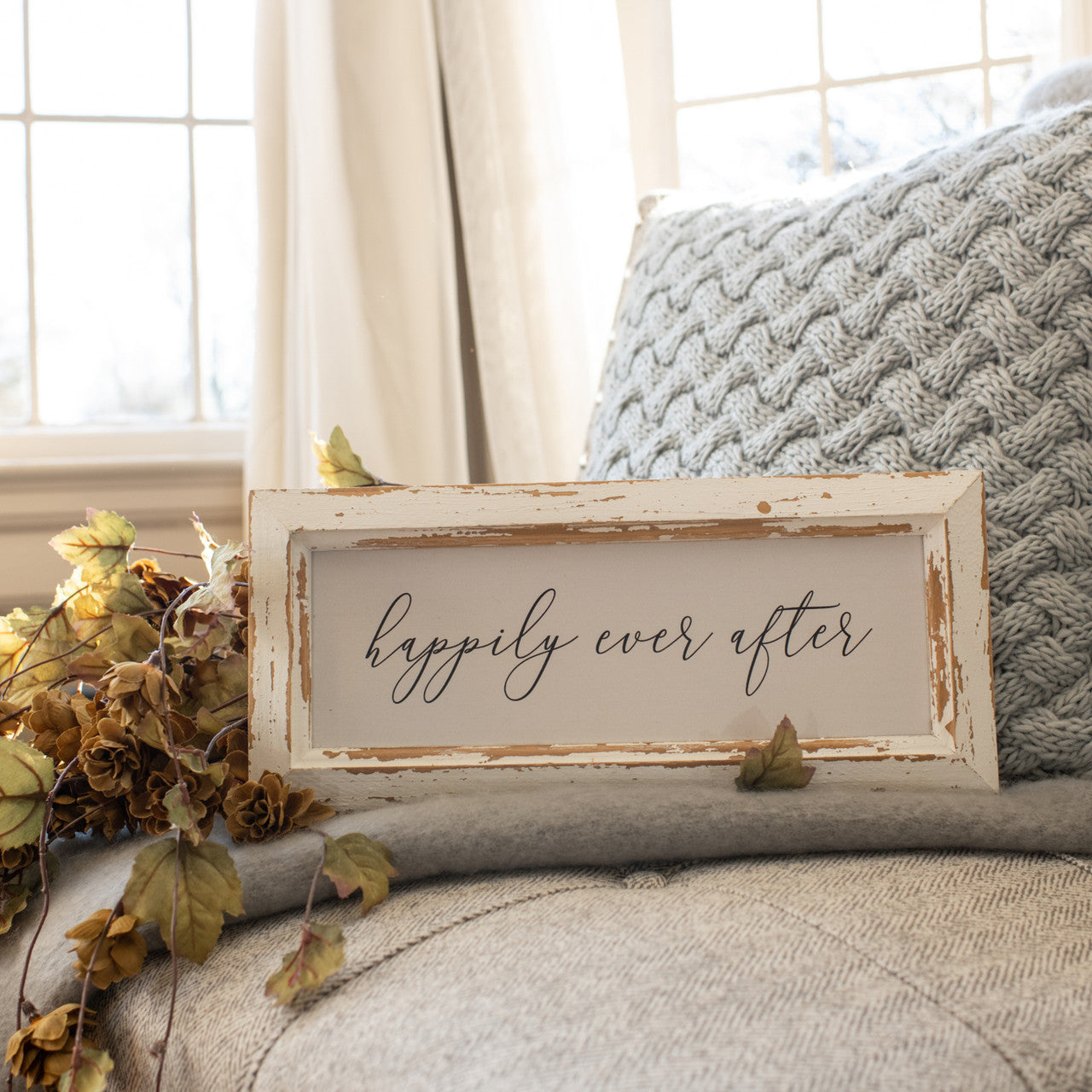 "Happily Ever After" Tabletop Sign