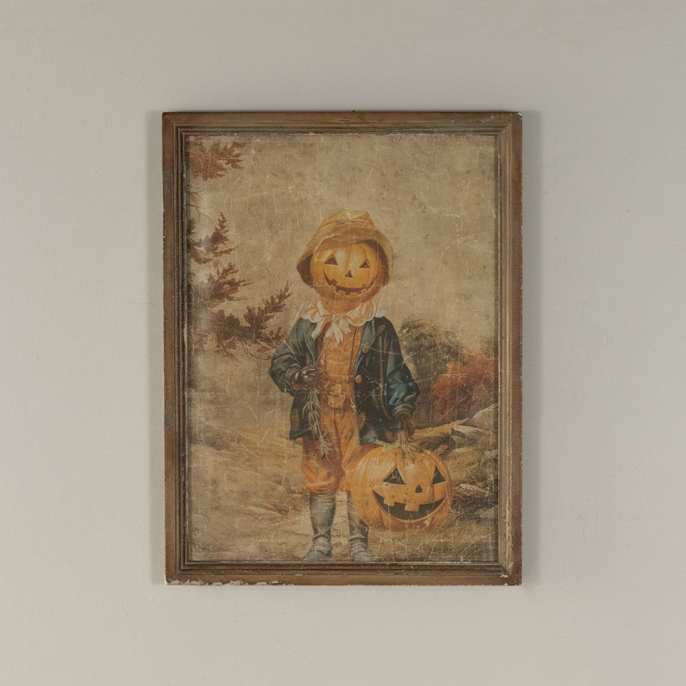 Framed Pumpkin Print