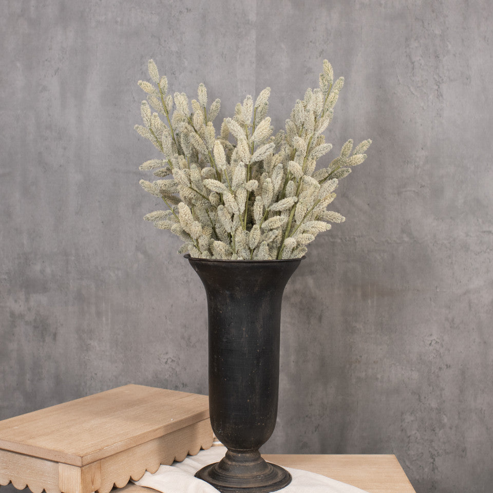 29" Dusty Blue Mini Pampas Grass Spray