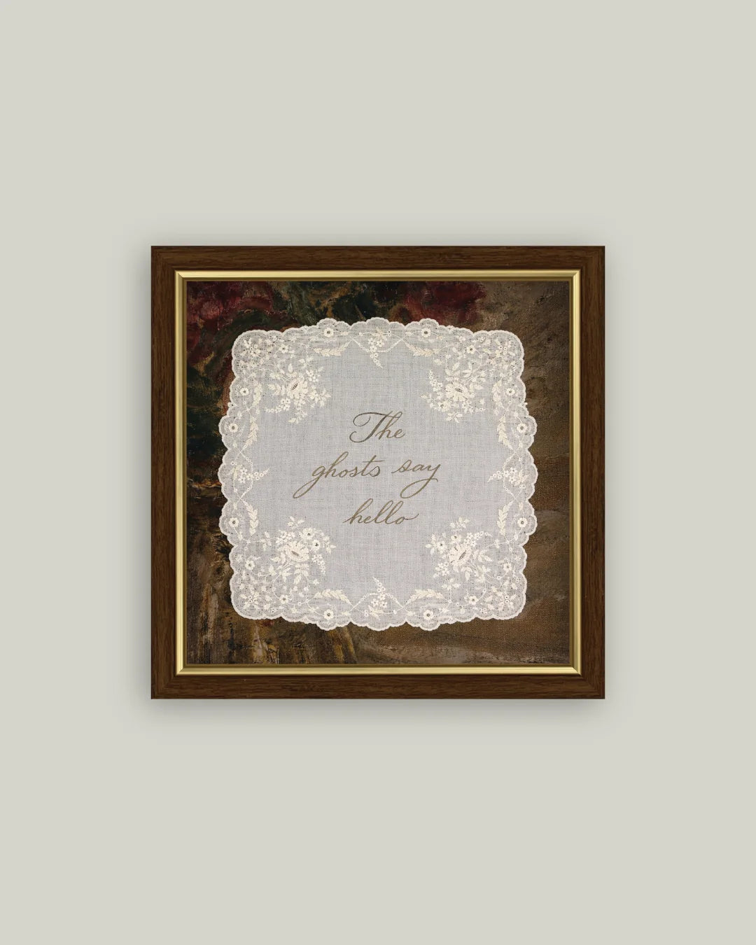 8x8 "The Ghost Say Hello" Frame