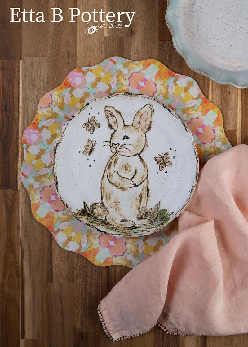Standing Bunny Plate