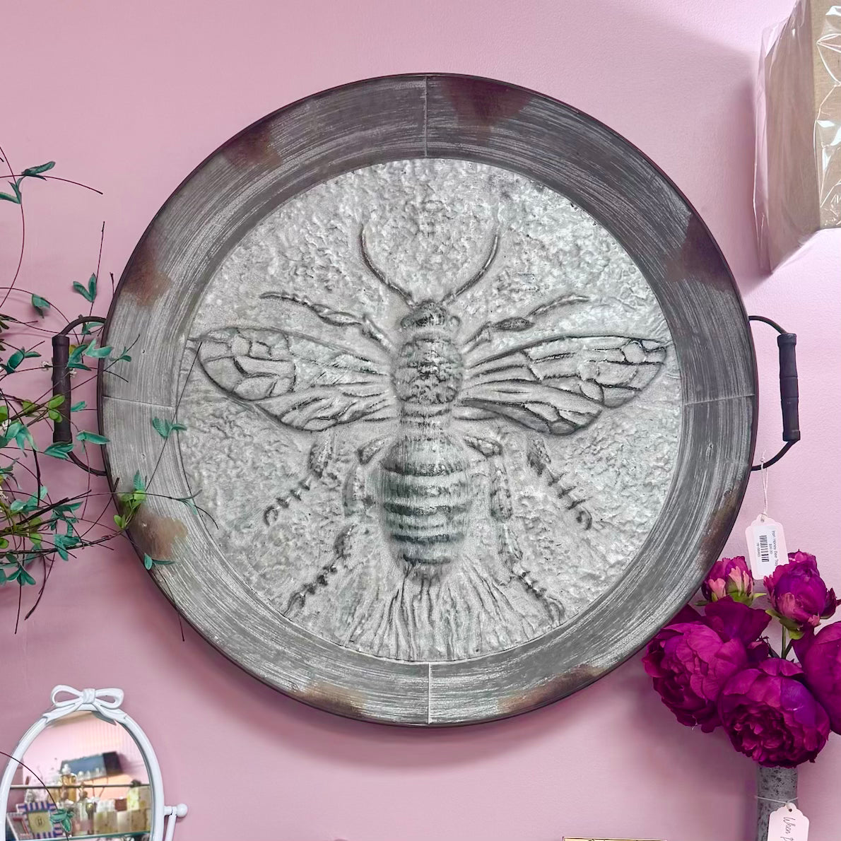 Iron Honey Bee Tray