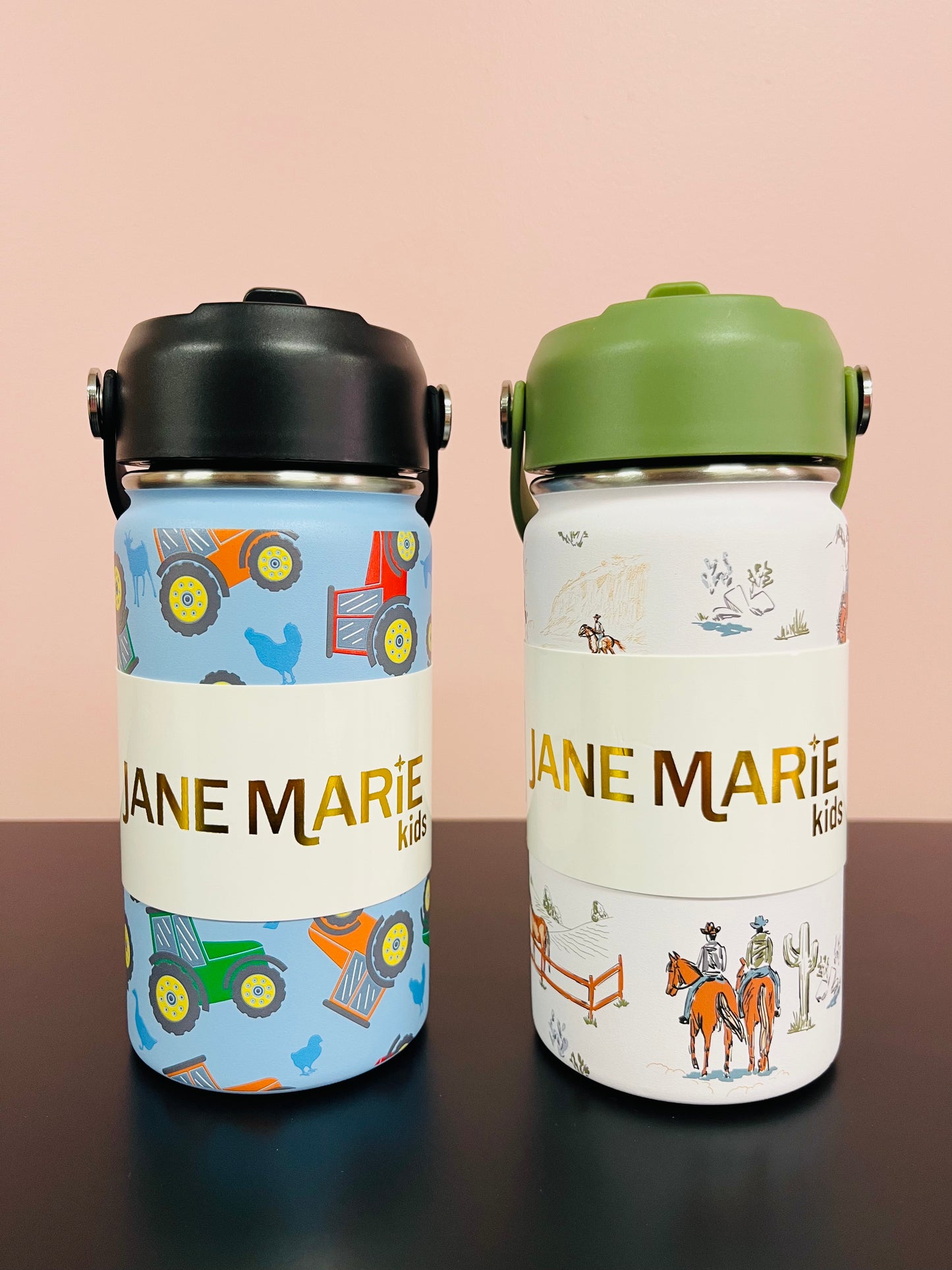 Kid's 12oz. Bottle with Straw Cap