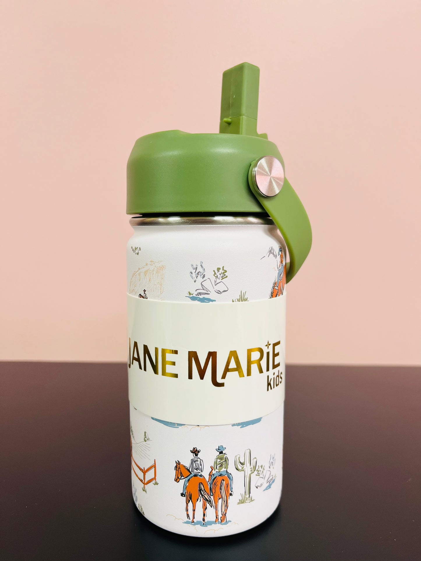 Kid's 12oz. Bottle with Straw Cap