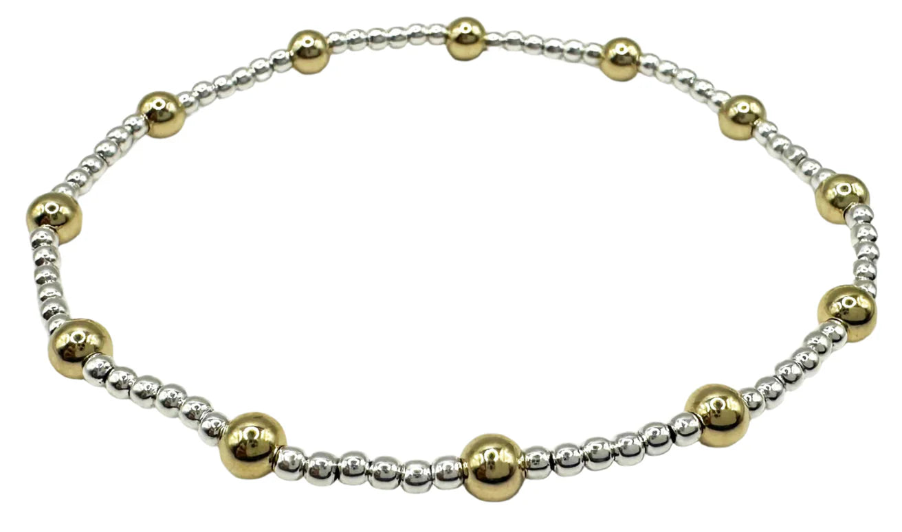 Malibu Mix 14k Gold-Filled & Sterling Beaded Bracelet