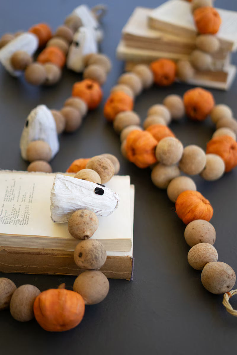Gourd, Ghost & Pumpkin Garland