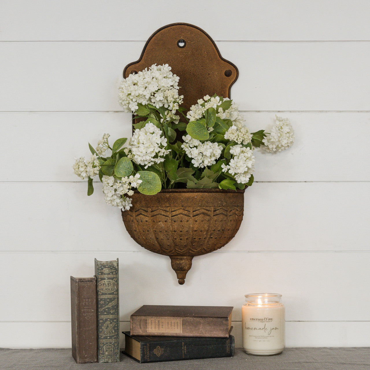 24.75 Rust Wall Planter