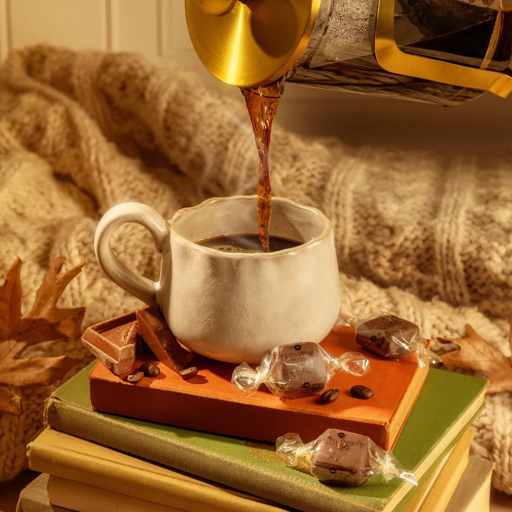 Salted Mocha Mouth Party Caramels