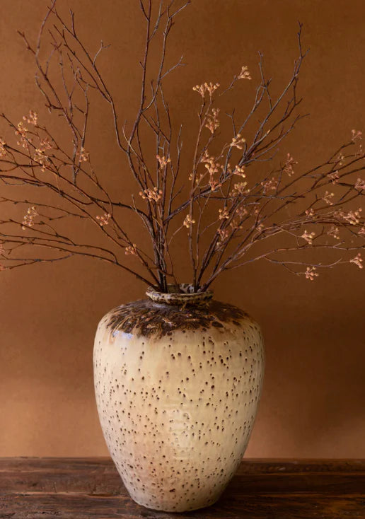Large Rustic Ceramic Urn