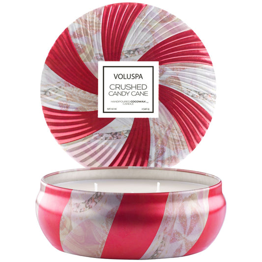 3 Wick Tin Candle