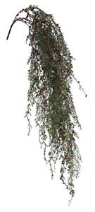 31" Cedar/Berries Dangling Spray