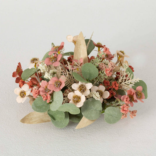 Rust Flower Eucalyptus Half Ball