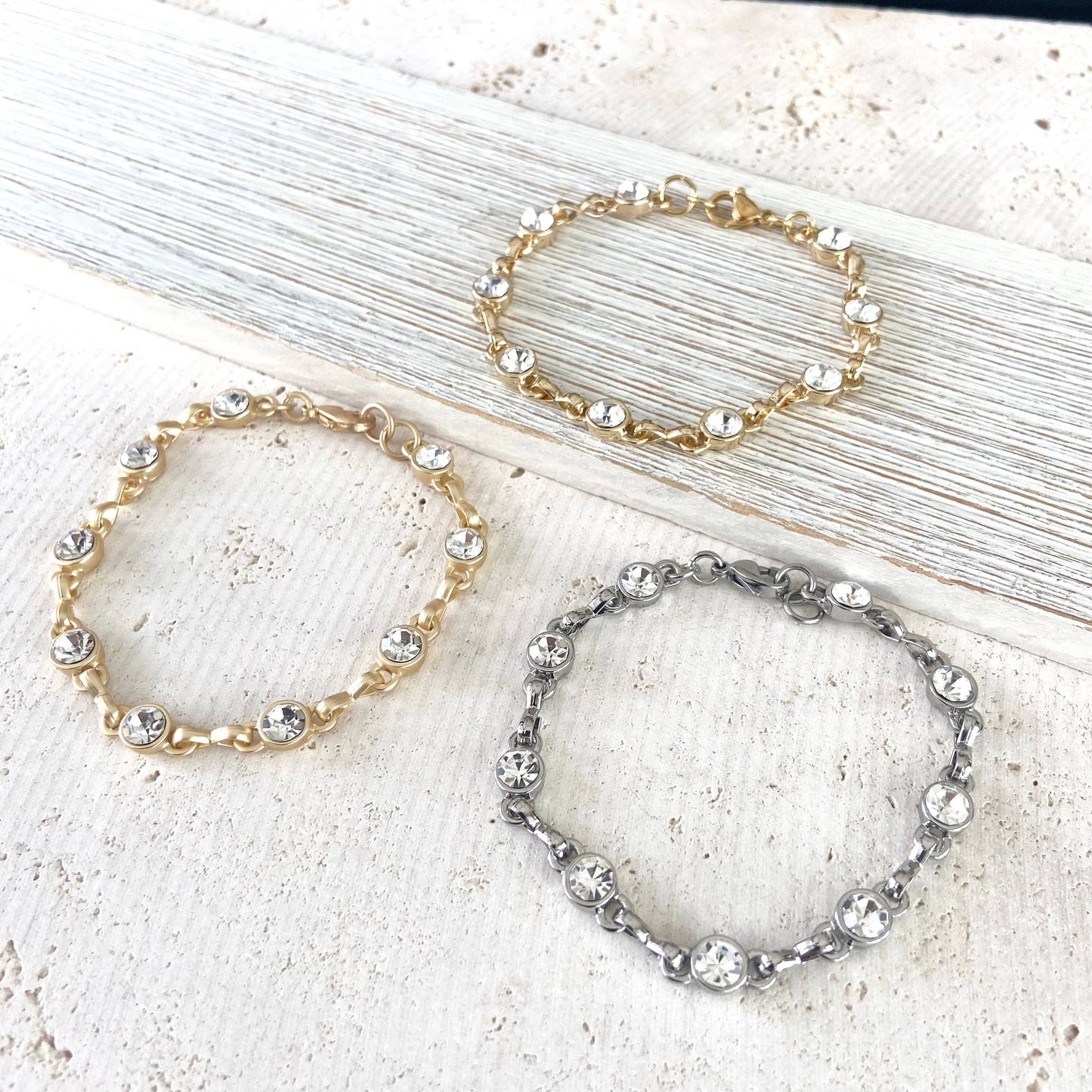 Crystal Single Simple Bracelet