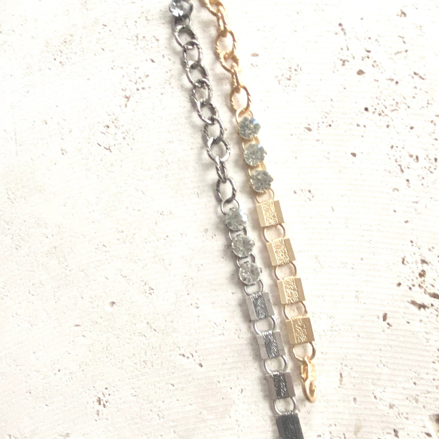 Crystal Bracelet Mixed Chain