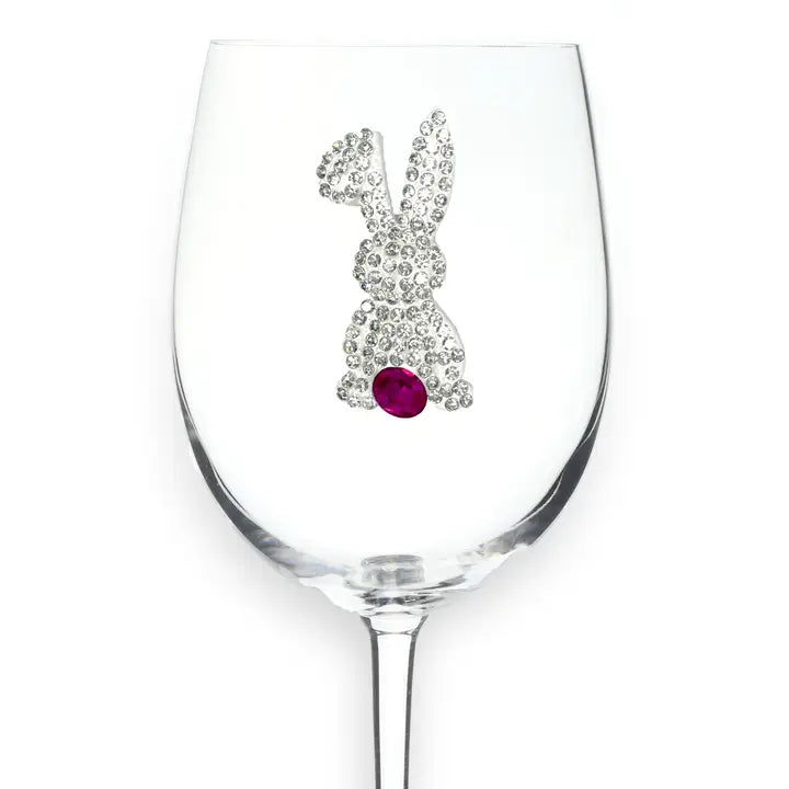 Jeweled Stemless Wine Glass