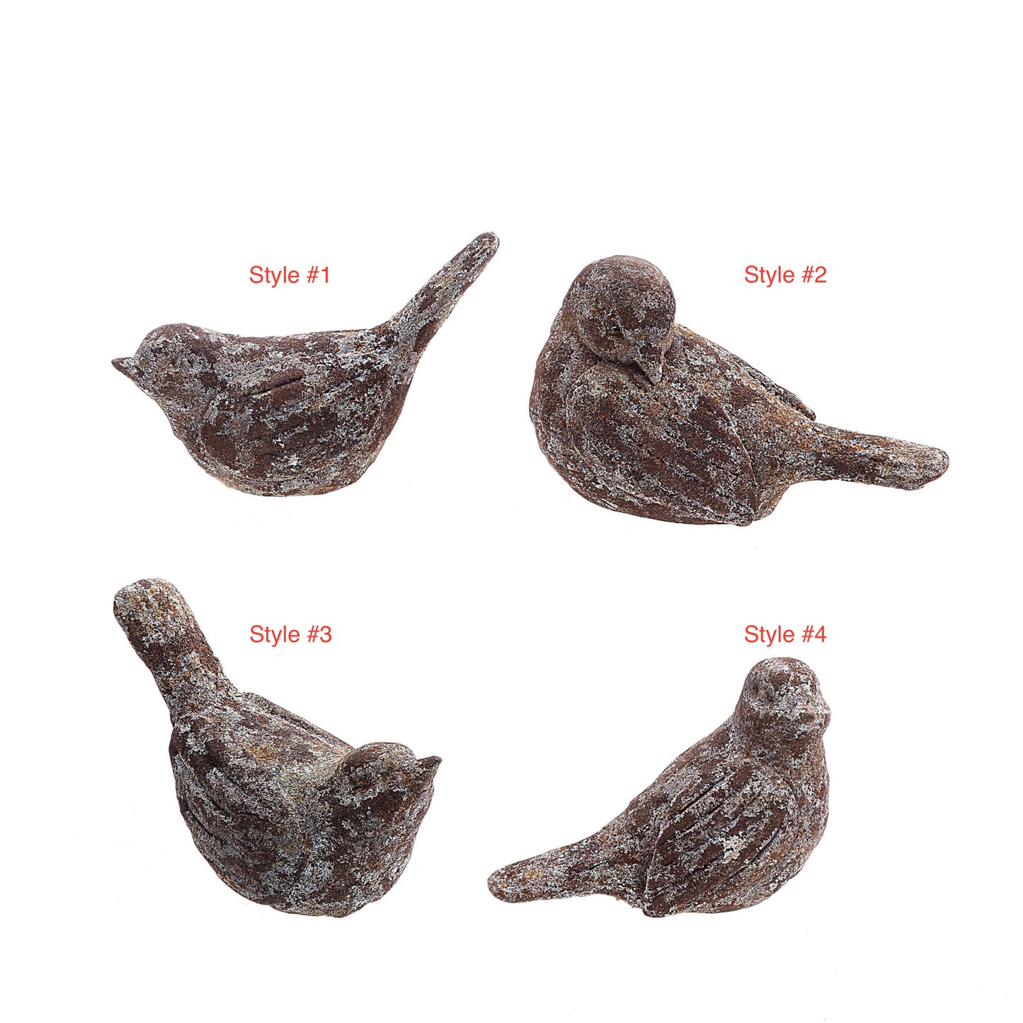 Small Distressed Bird Decor