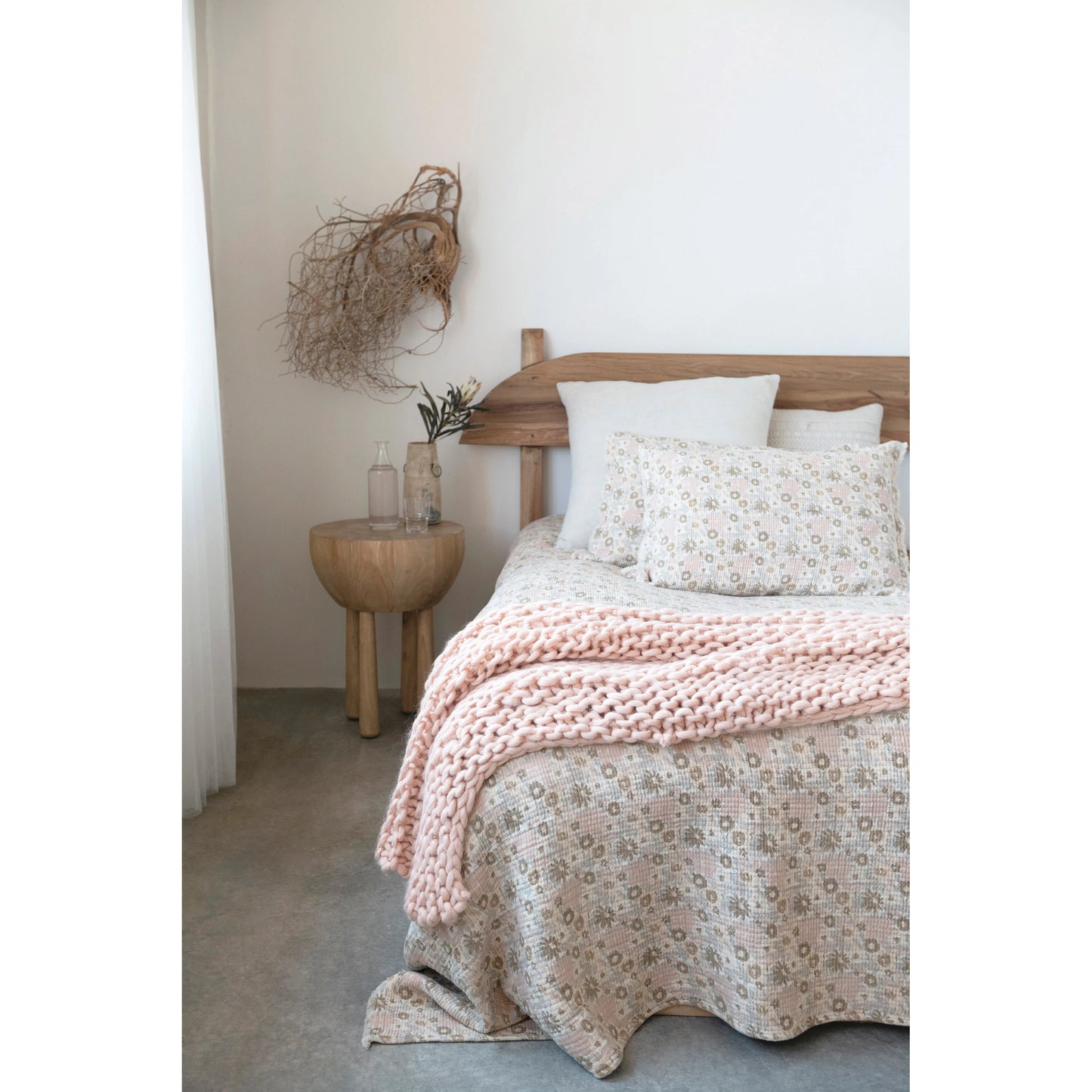 Soft Floral Bedding Set