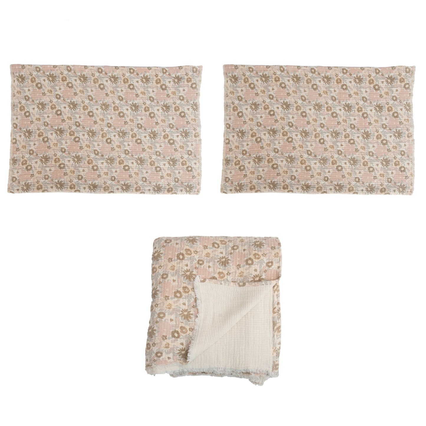 Soft Floral Bedding Set