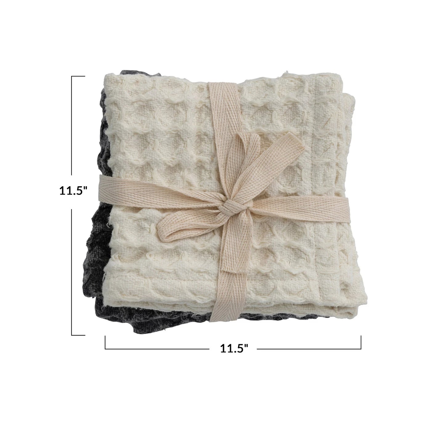 Waffle Dish Cloths Set