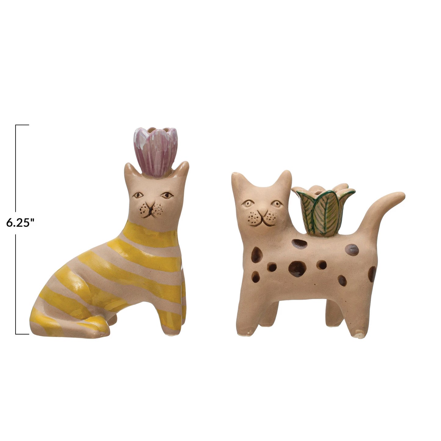 Cat Taper Candle Holder