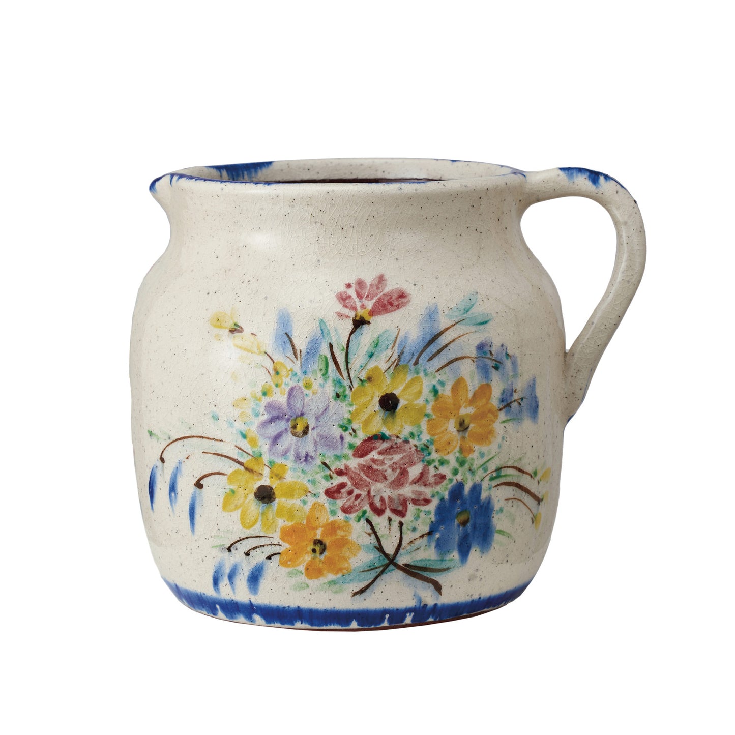 Decorative Pitcher with Flowers