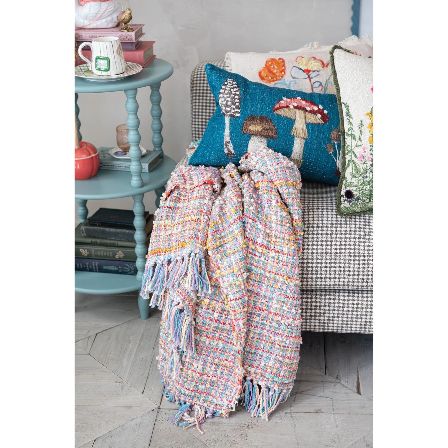 Woven Lavender Throw