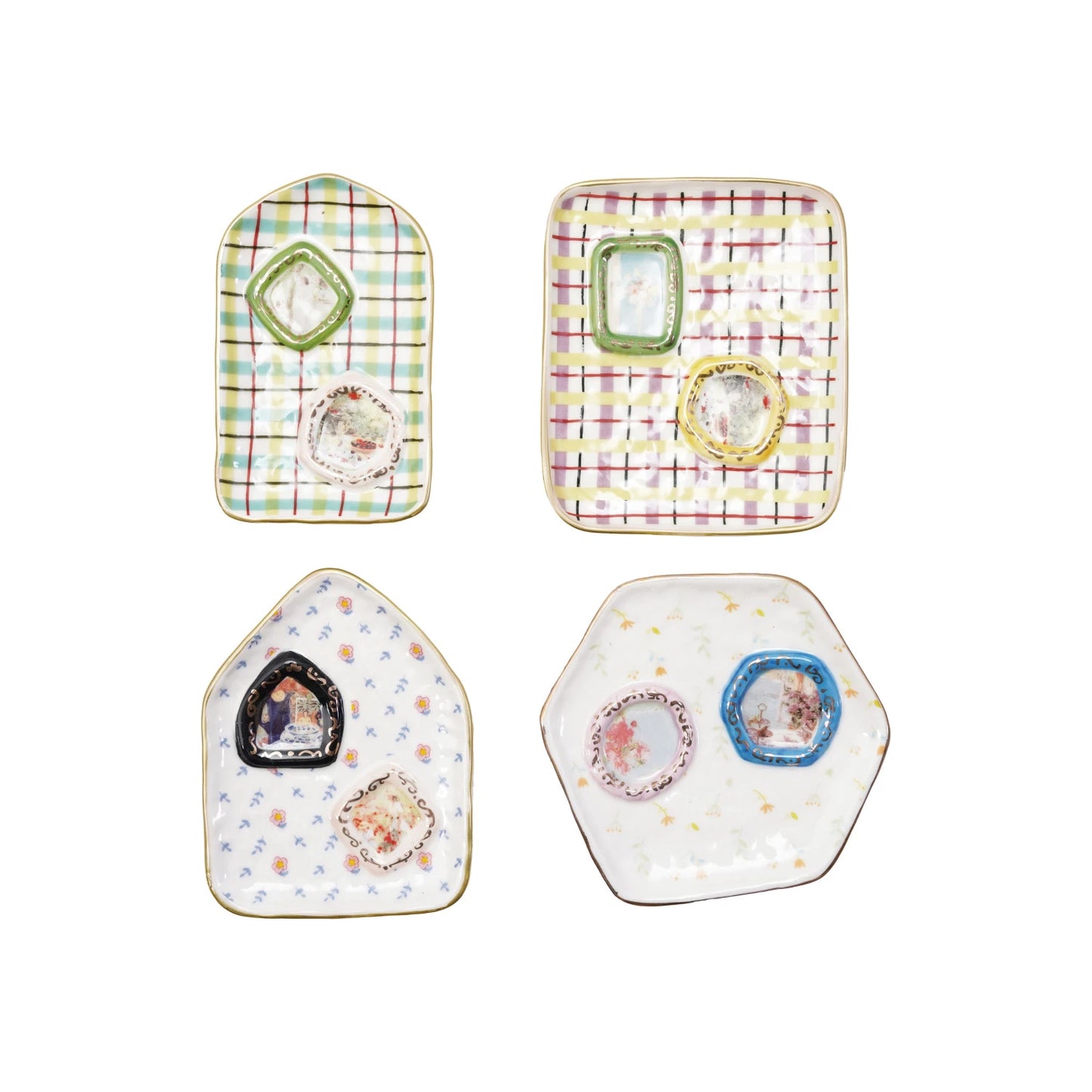 Embossed Frame Mini Plate