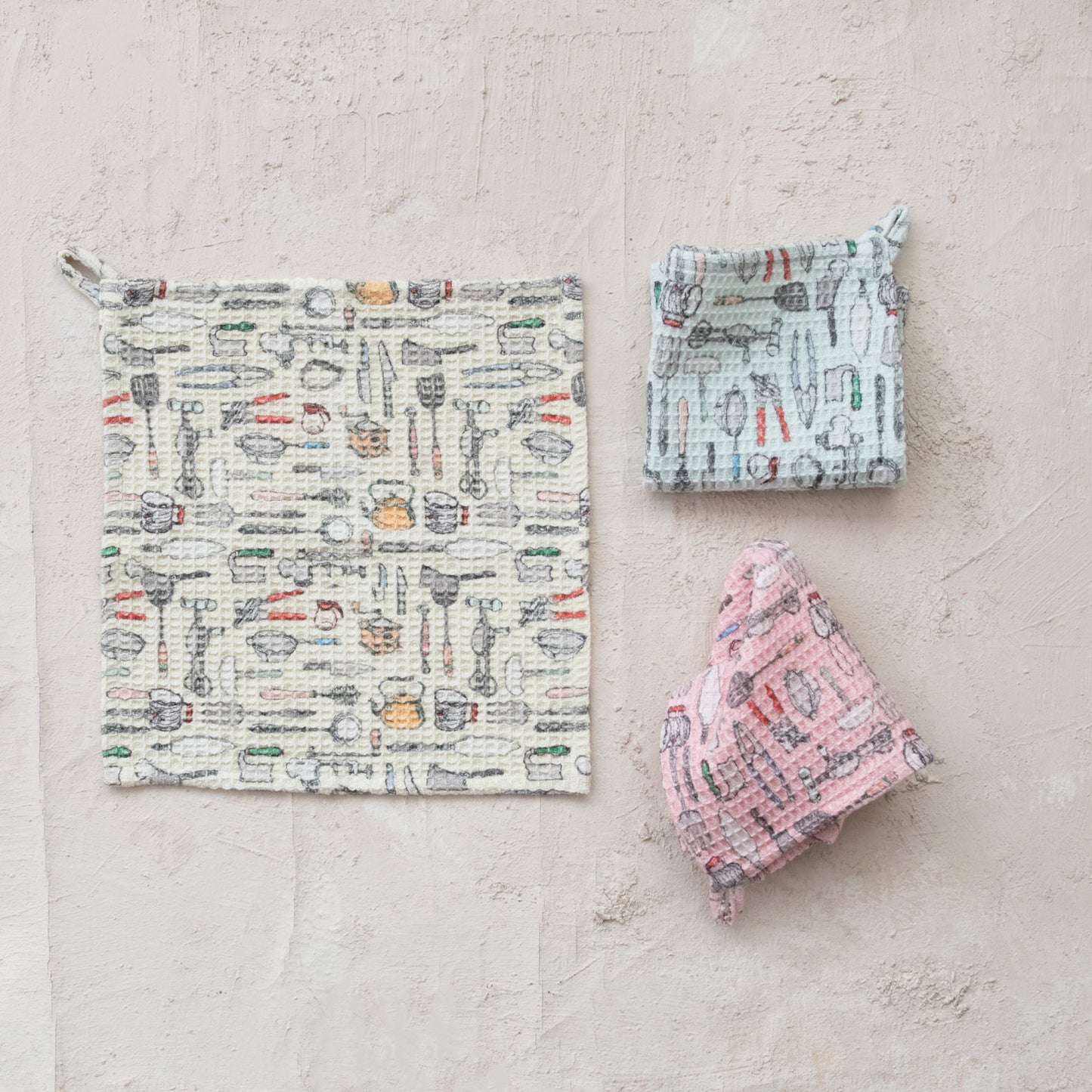 Kitchen Tools Cotton Weave Dish Cloth