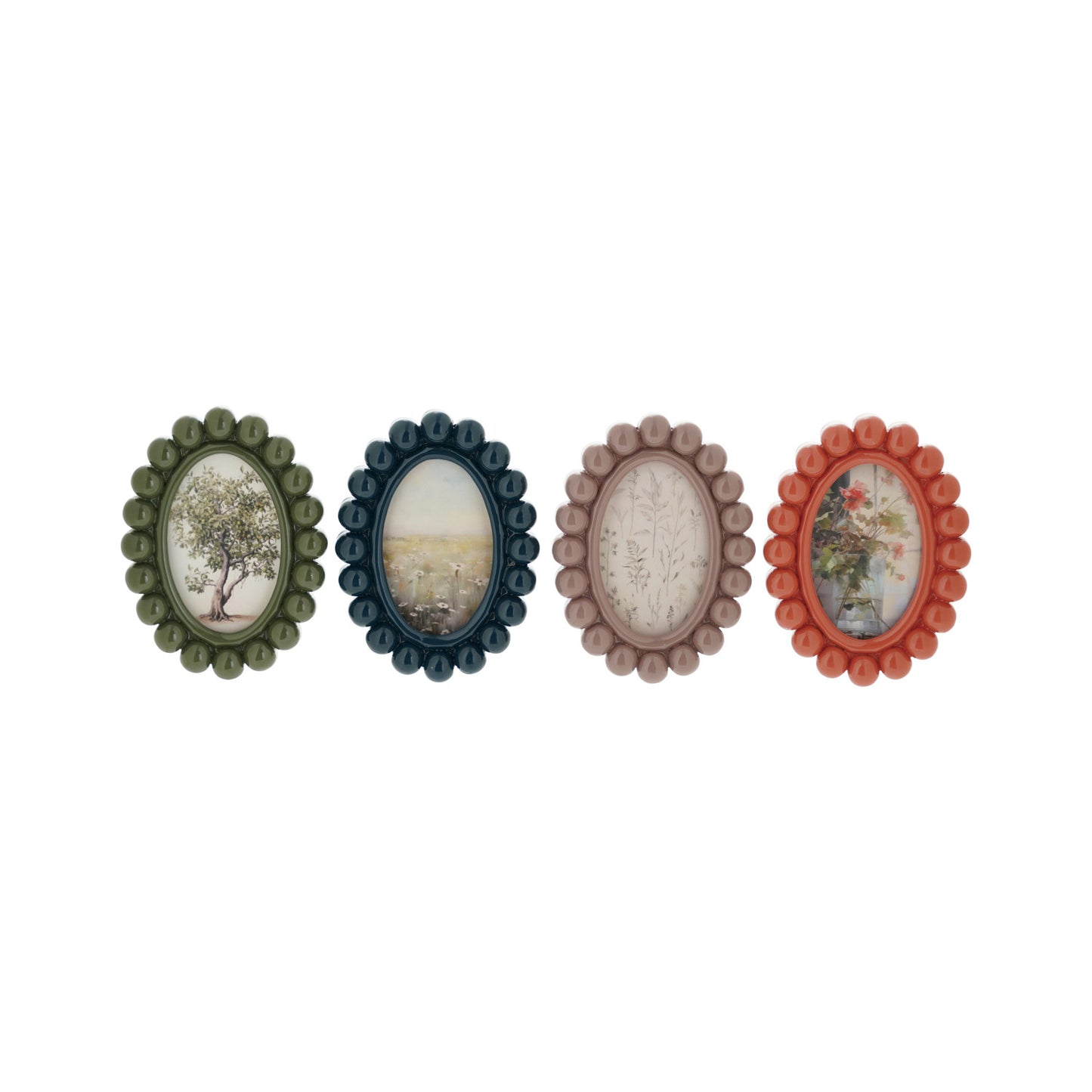 Oval Resin Bubble Frame