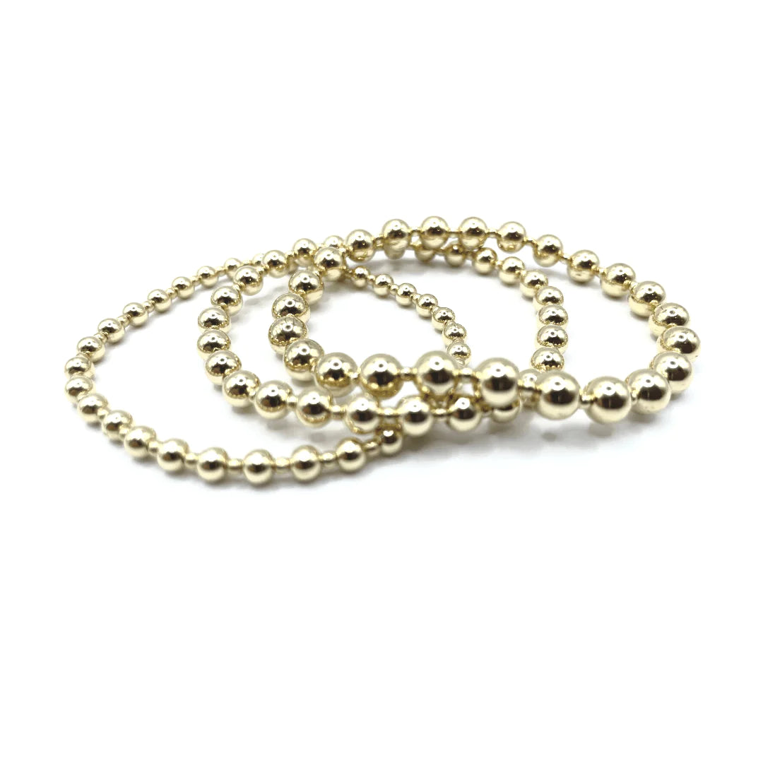 4mm+2mm Gold Filled Dimension Bracelet