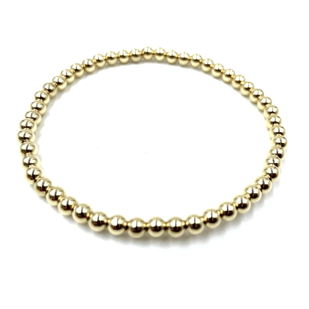 4mm 14k Gold Filled Karma Bracelet