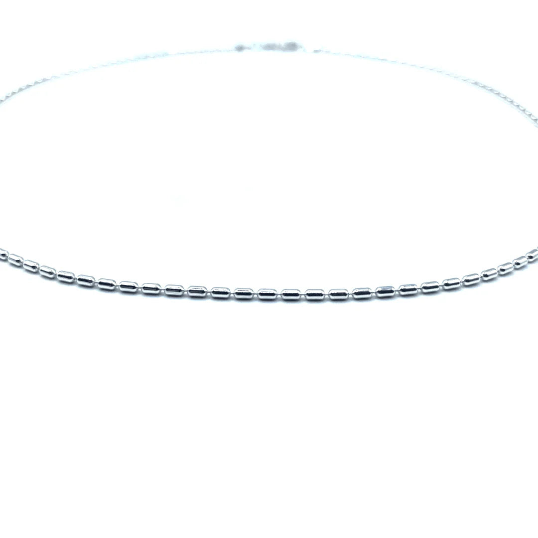 Sterling Silver 17" Royal Necklace