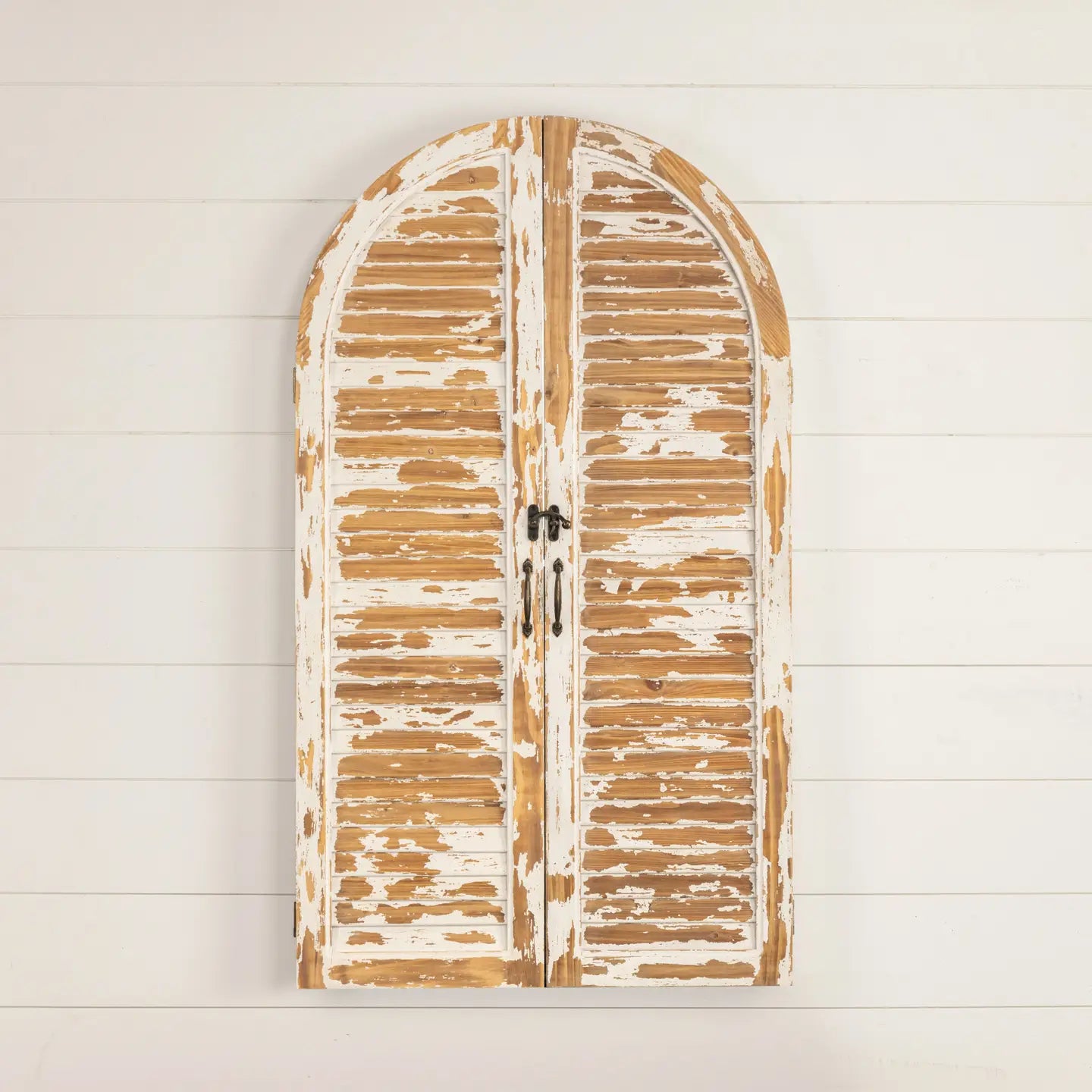 Arched Shutter Mirror