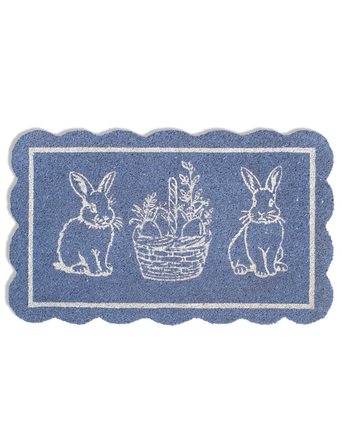 Morgan Bunny Scallop Doormat