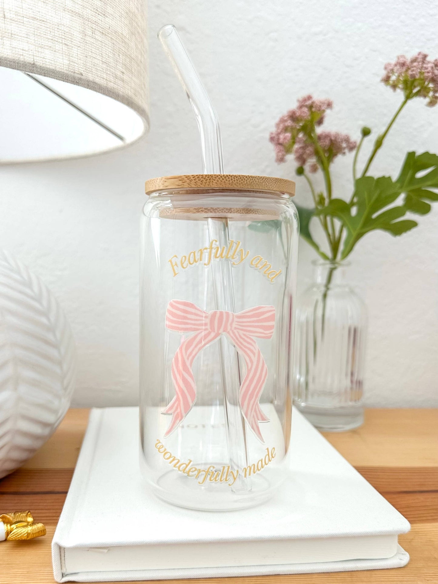 "Fearfully and Wonderfully made" Glass Tumbler