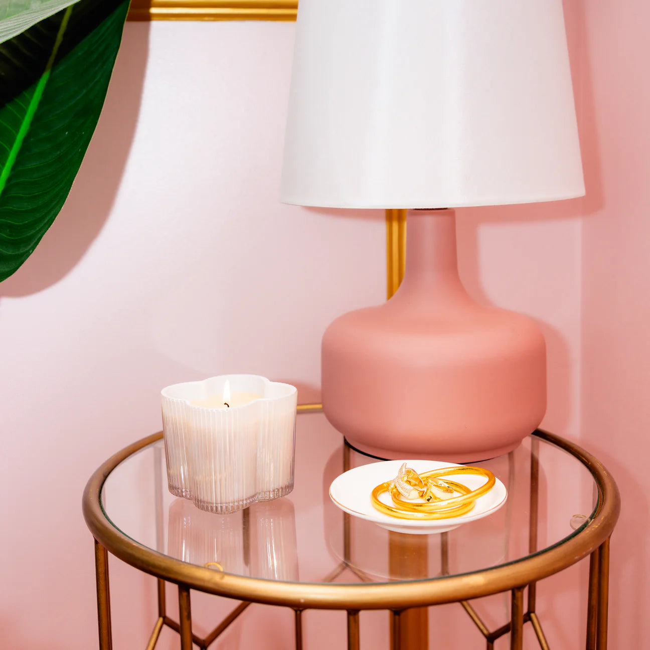 Bridgewater Small Flower Candle