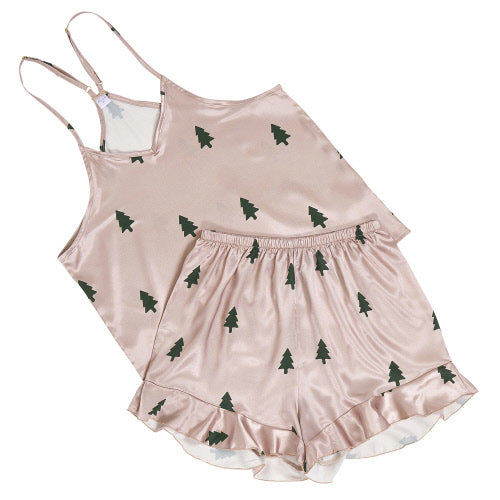 Cami & Ruffled Shorts Tree Set