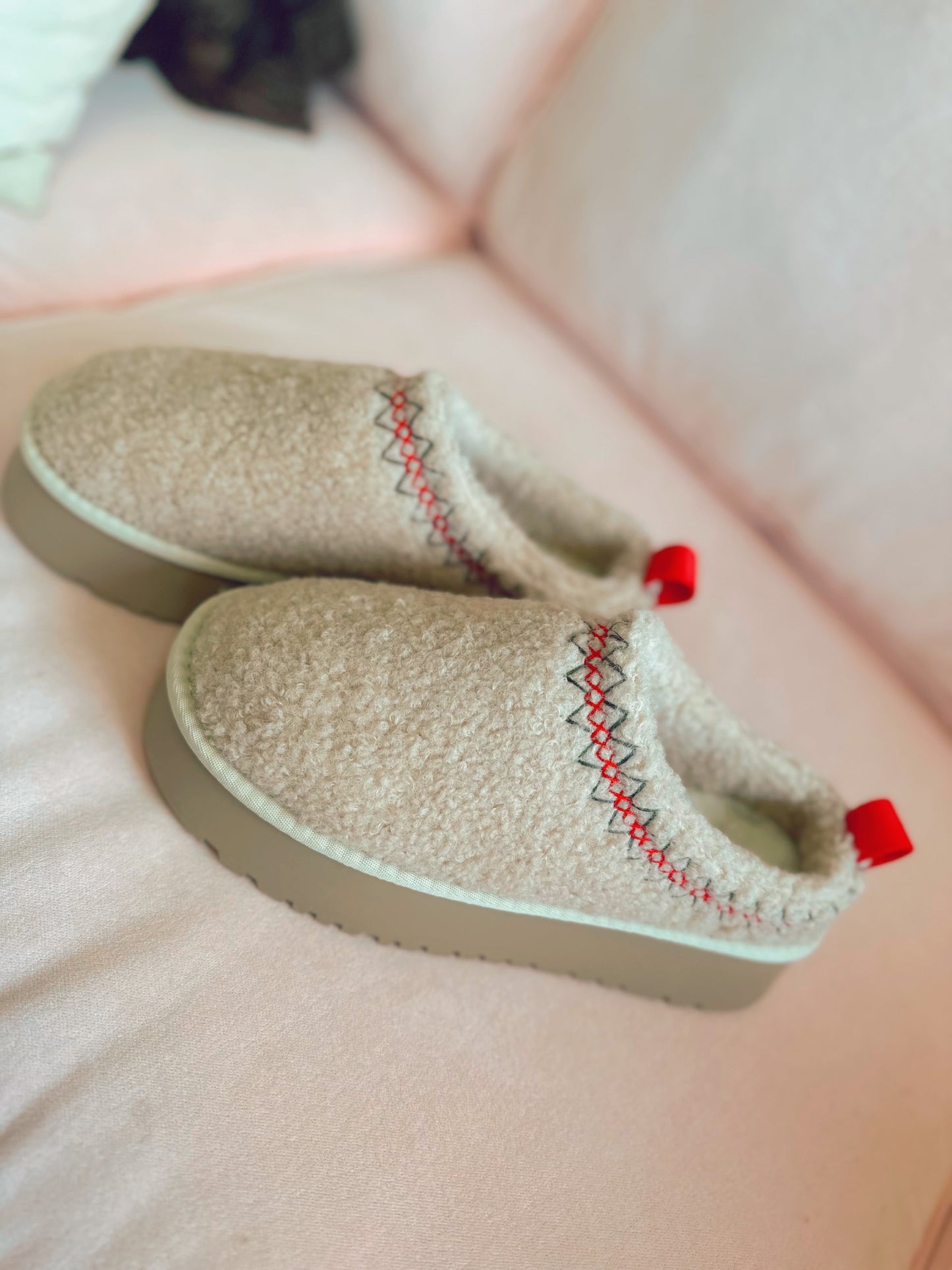Platform Sherpa Slippers