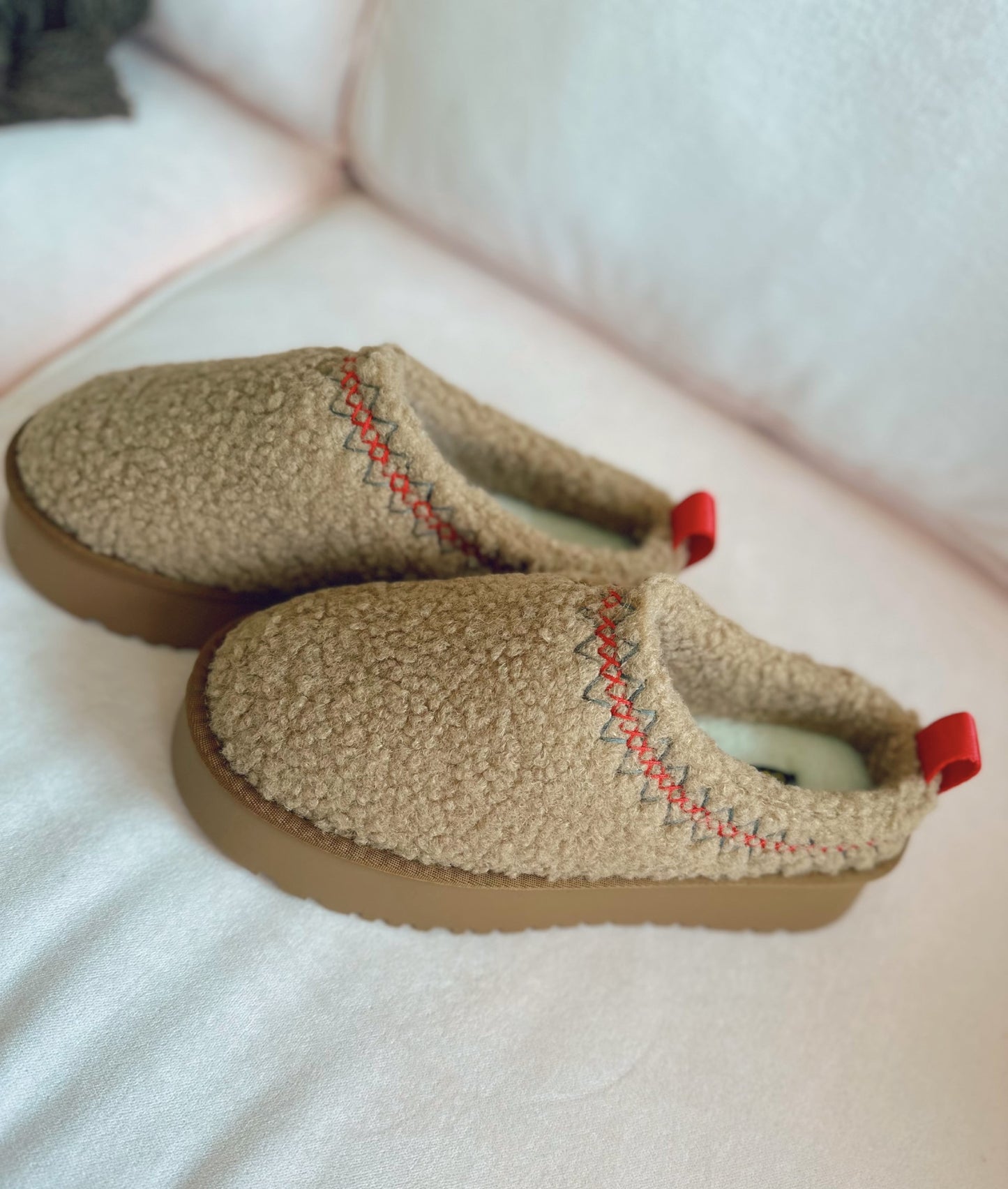 Platform Sherpa Slippers