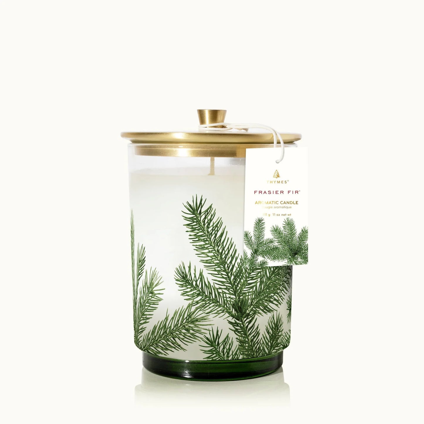 Pine Needle Luminary Candle