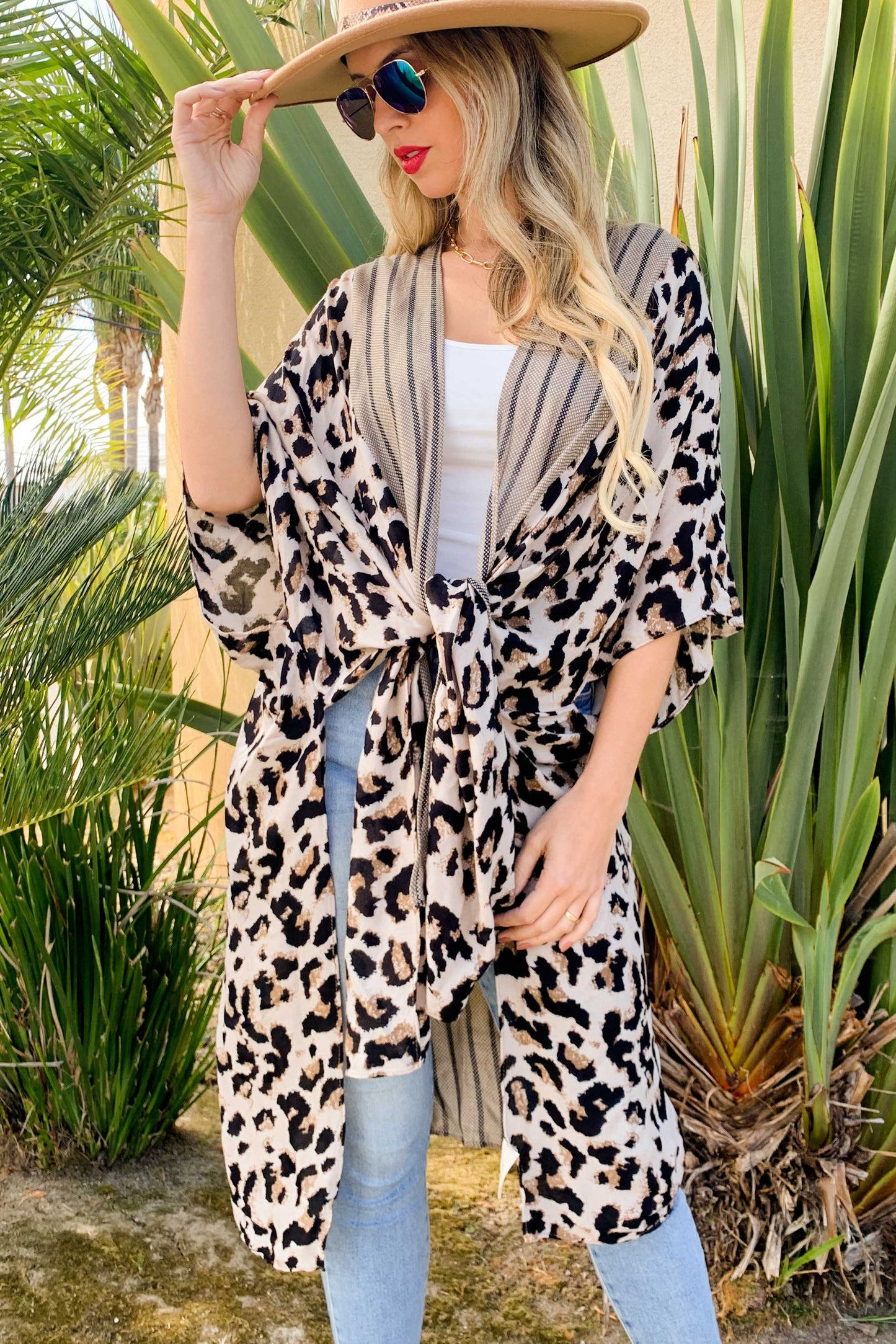 Leopard Kimono