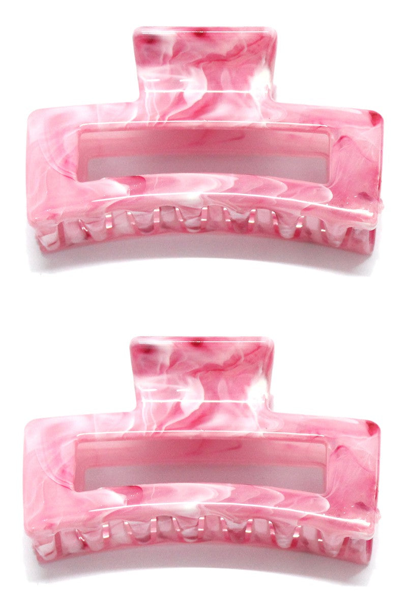 Fun Square Hair Claw Clip