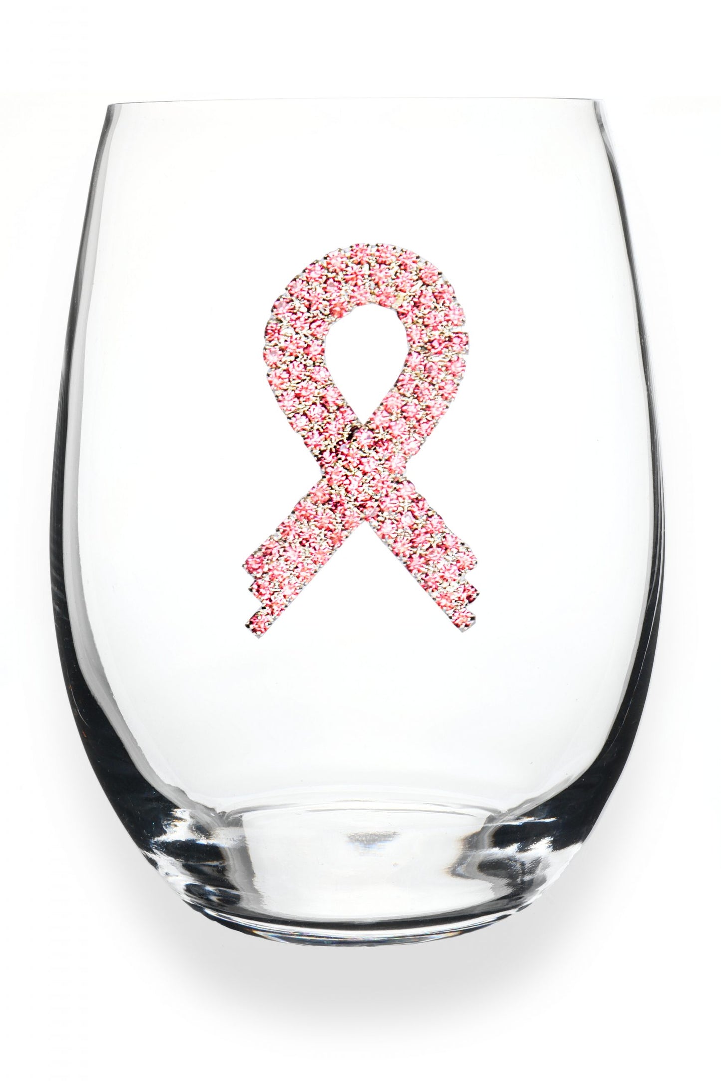 Jeweled Stemless Wine Glass