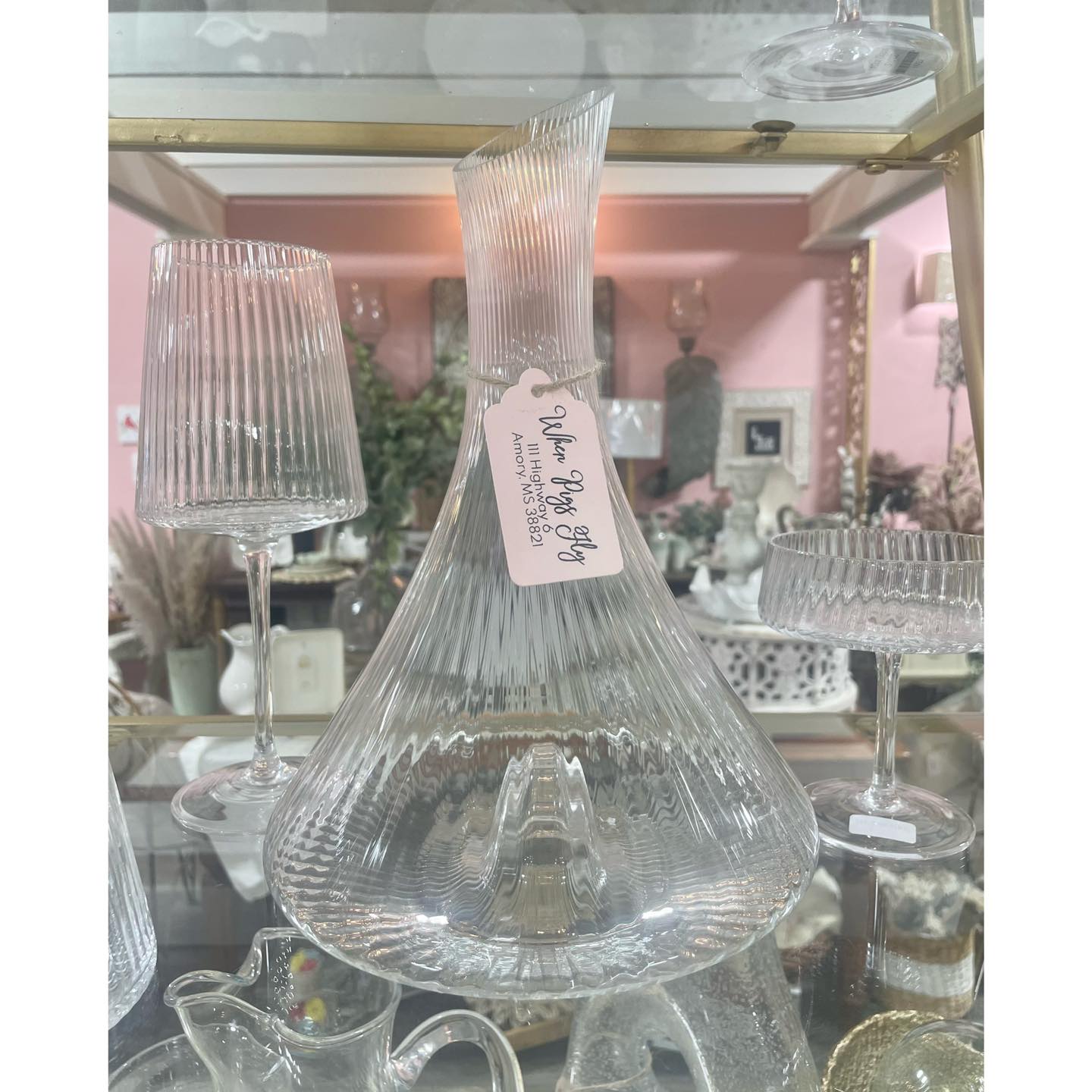 Fluted Decanter