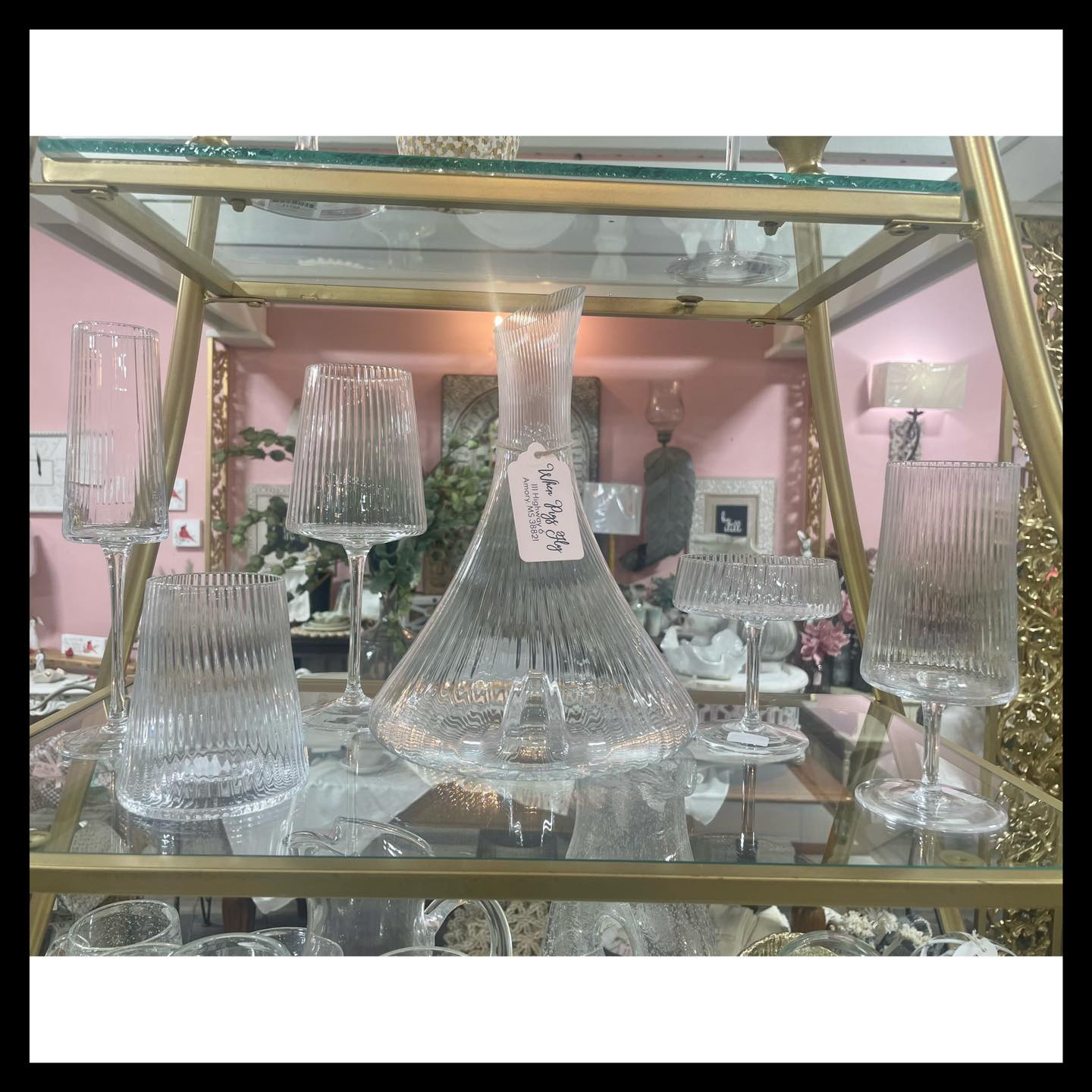 Fluted Decanter